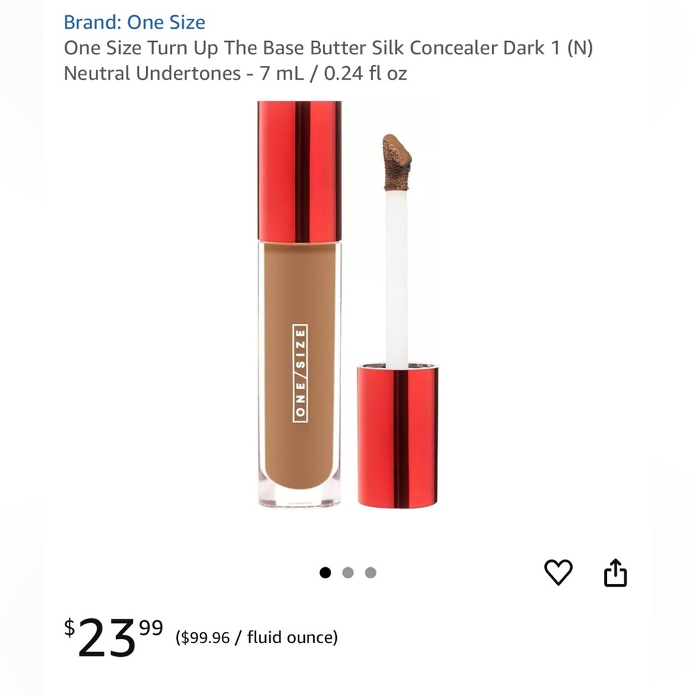 ONE/SIZE Butter Silk Concealer - Rich Brown